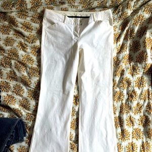 Theory White trousers w flare